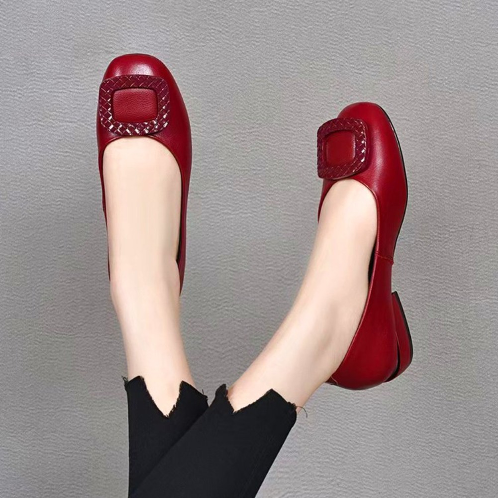 Womens Heels - Weiche Lederschuhe mit weicher Sohle aus