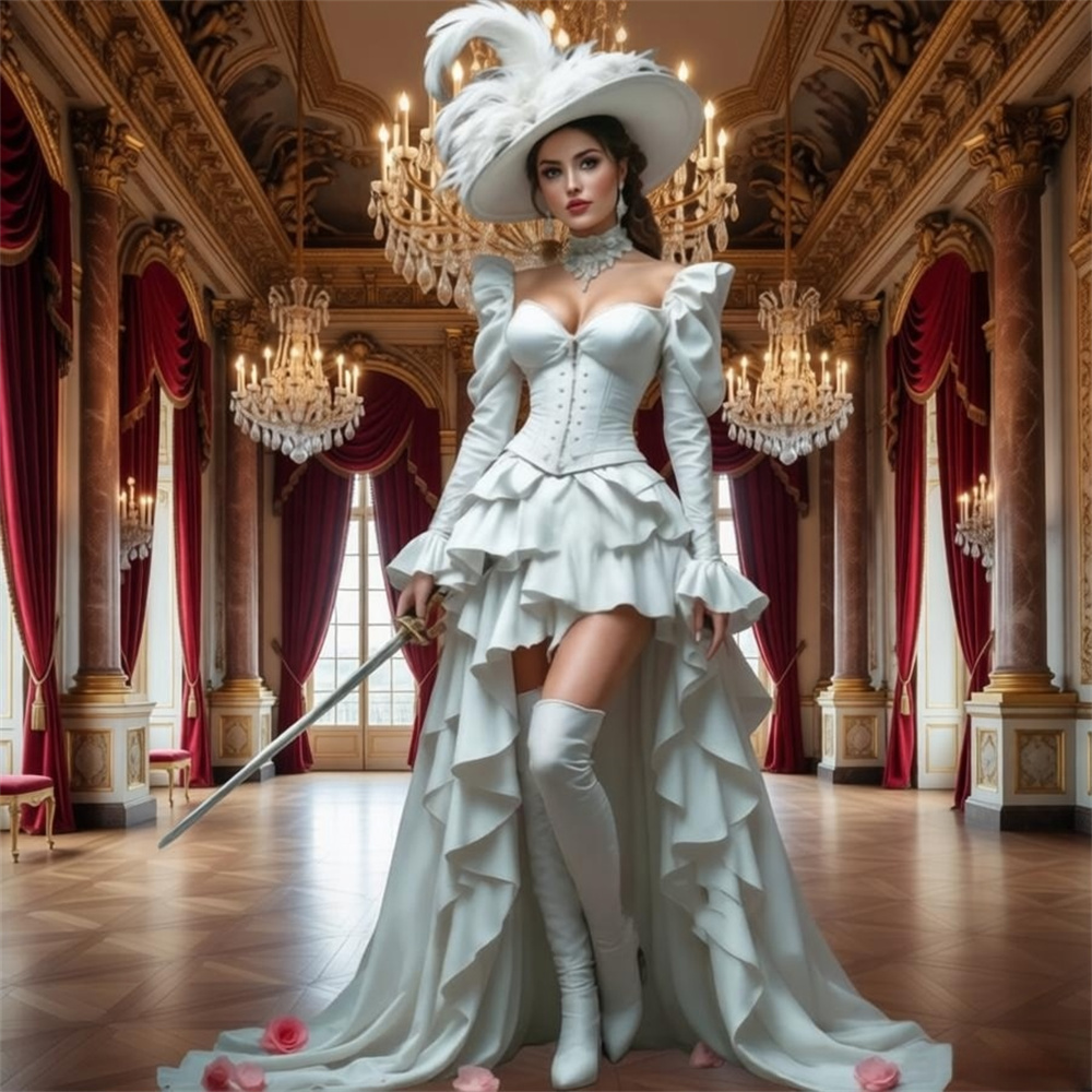 Elegantes Mittelalterliches Vi – Evening Gown Bewertung und Preis