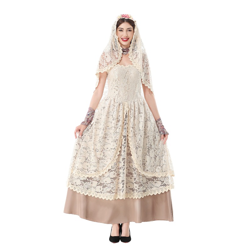 Vintage-Spitzen-Maxikleid für  – Lace Dress Bewertung und Preis