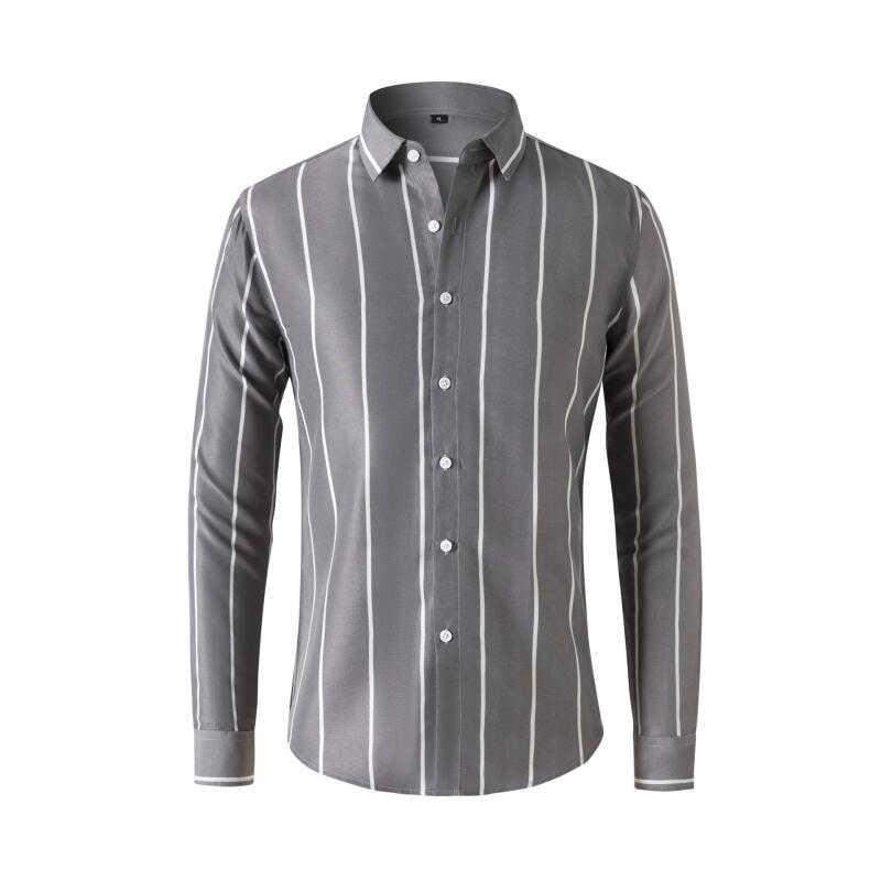 Herren Gestreiftes Hemd Langar – Formal Dress Bewertung und Preis