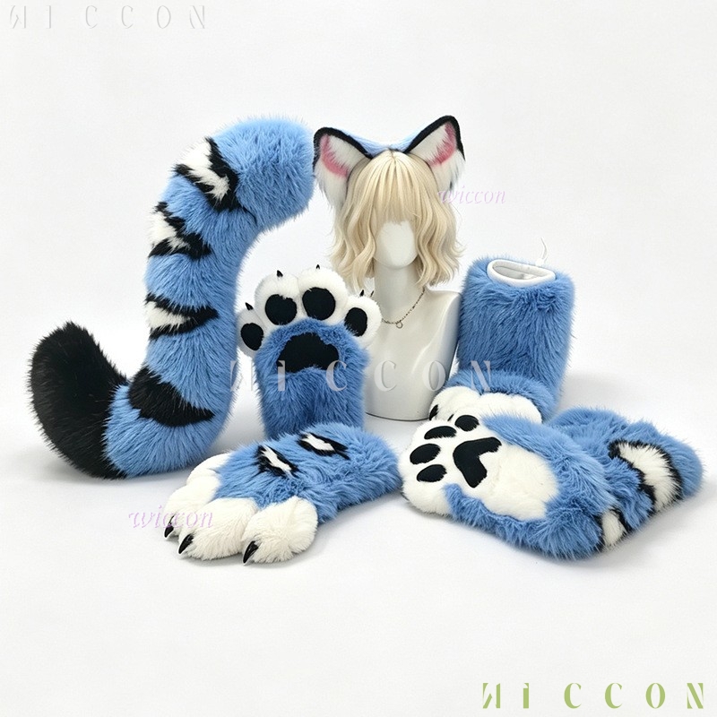 Derpyy Blaues Tiger-Fursuit-Se – Formal Dress Bewertung und Preis