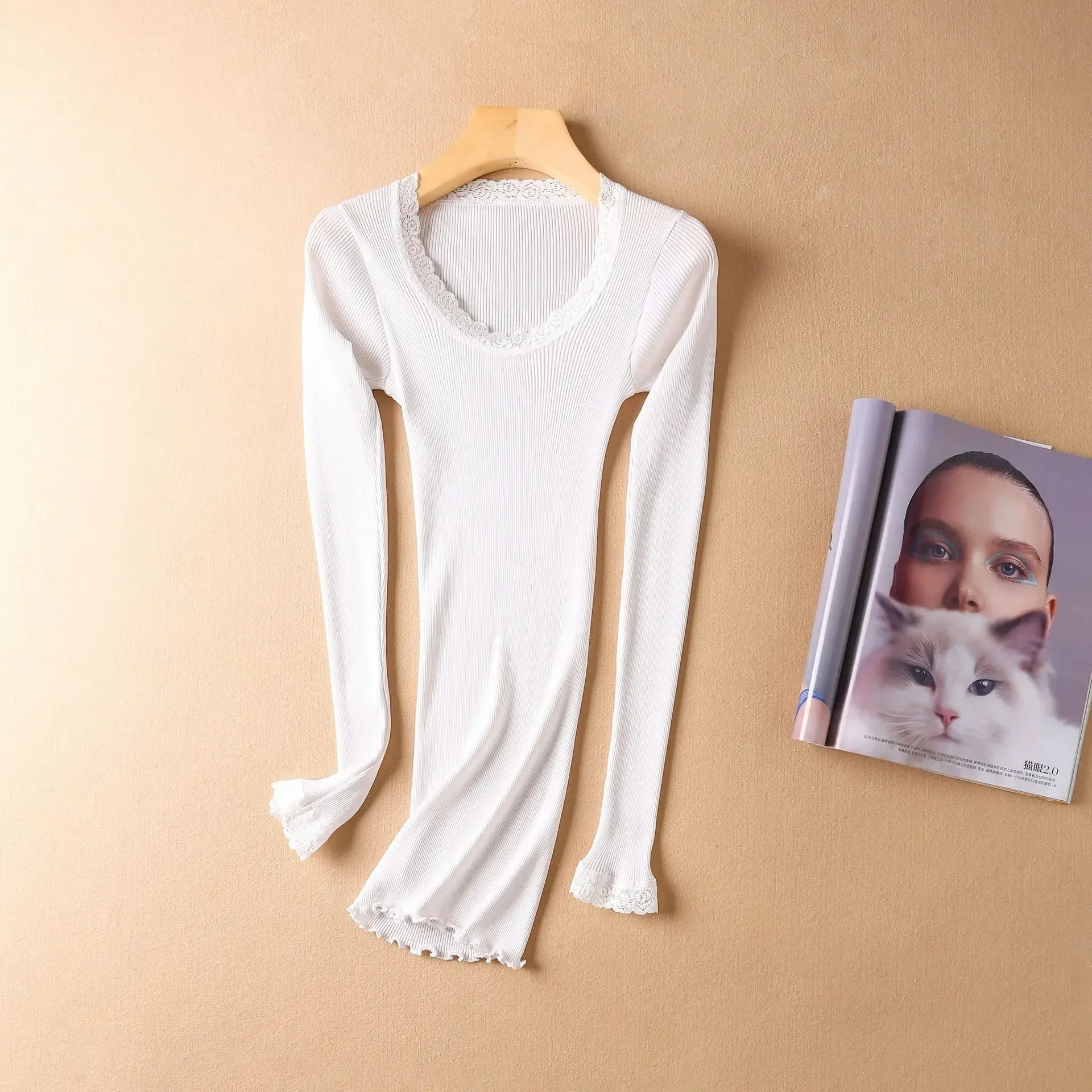 Herbst und Winter, warme Damen – Silk Blouse Bewertung und Preis
