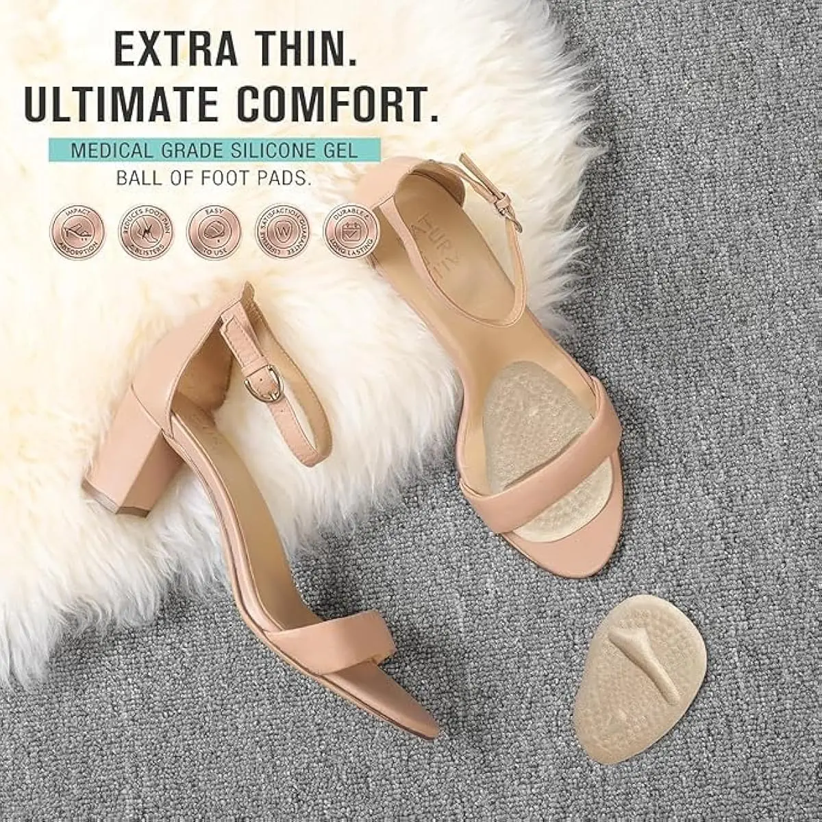 2 Sets Fersenpolster, Ballenki – Womens Heels Bewertung und Preis