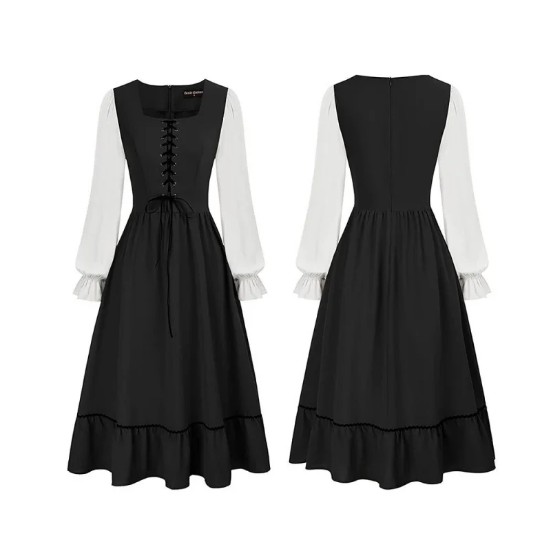 Damen Vintage Mittelalterliche – Midi Dress Bewertung und Preis