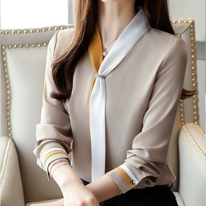 Herbst Büro Shirt Vintage Lang – Silk Blouse Bewertung und Preis