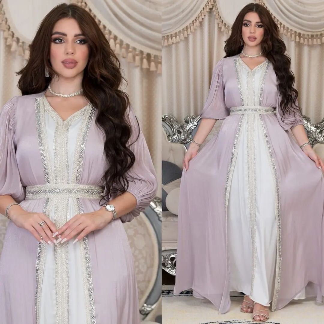 Lavendel-Paillettenkleid mit V – Evening Gown Bewertung und Preis